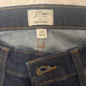 J. Crew 8” Toothpick Jean